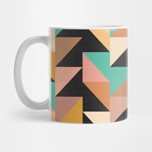 Geometric Shapes - Boho Vibes No.001 / Cozy, Vintage, Summery Shades Mug